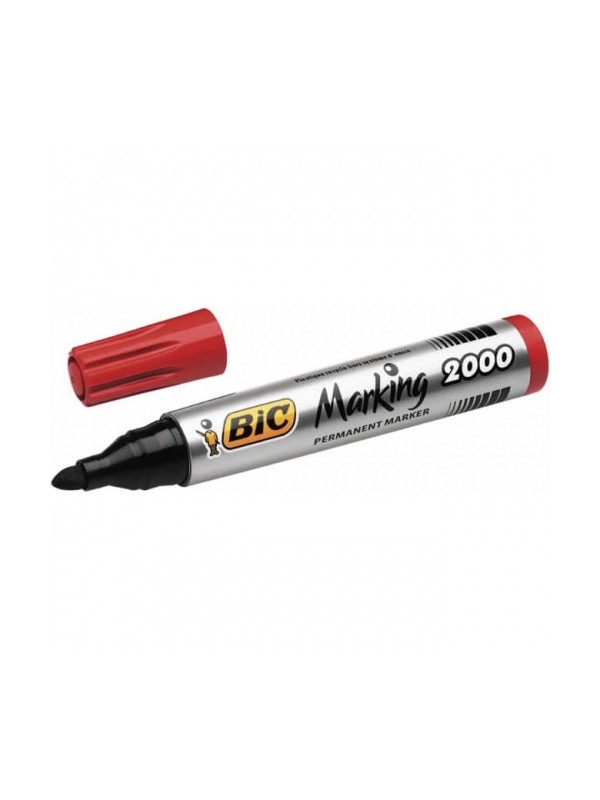 Bic Permanentinis žymeklis Eco 2000 2-5 mm, raudonas, 1 vnt. 000033