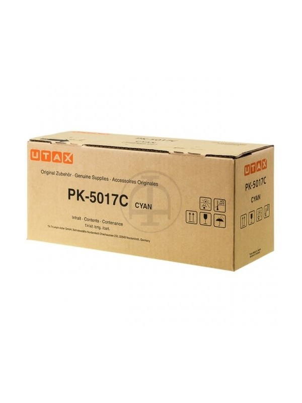 Triumph-Adler/Utax toner cartridge PK-5017C (1T02TVCUT0/1T02TVCTA0), žydra kasetė