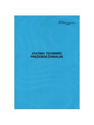 Statinio techninės priežiūros žurnalas  0720-045