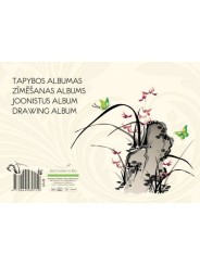 Tapybos albumas SMLT, A4, 160 g, klijuotas, (40)  0708-204