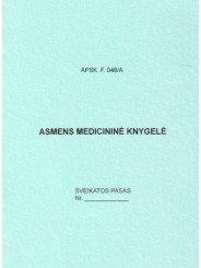 Asmens medicininė knygelė, A6