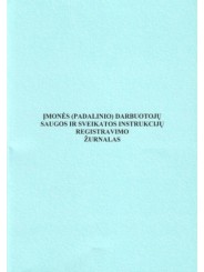 Darbuotojų saugos ir sveikatos instrukcijų registracijos žurnalas, A4 (24)  0720-033