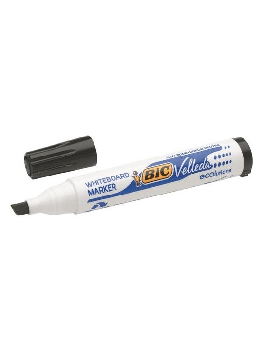 Bic Žymeklis baltai lentai Velleda, 3.7-5.5 mm, kirsta galvutė, juodas 1 vnt.