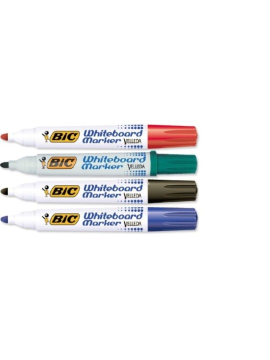 Bic Žymeklis baltai lentai Velleda 1701 1-5 mm, 4 spalvų rinkinys 8757151