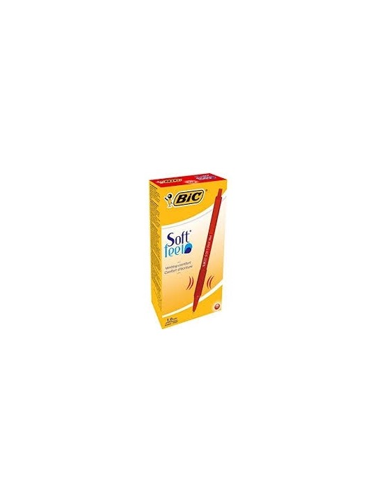 Bic Tušinukas Softfeel Clic 1.0 mm, raudonas, 1 vnt.