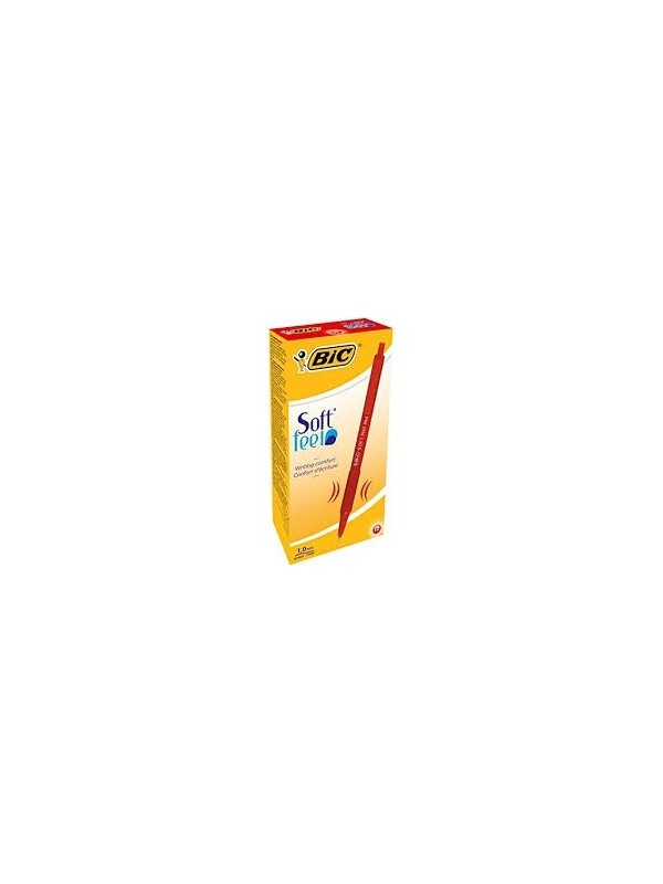 Bic Tušinukas Softfeel Clic 1.0 mm, raudonas, 1 vnt.