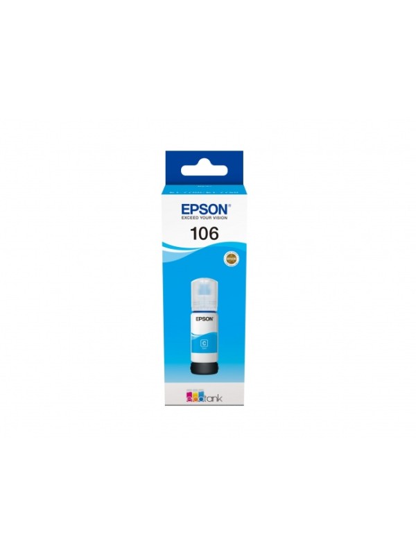 Epson 106 EcoTank (C13T00R240) Rašalo papildymo buteliukas, Žydra