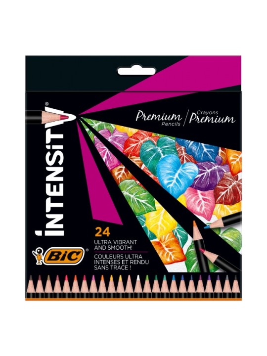 Bic Spalvoti pieštukai Intensity 24 spalvų rinkinys 967823