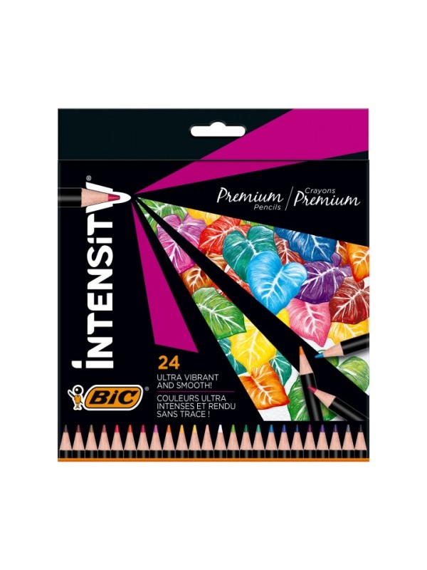 Bic Spalvoti pieštukai Intensity 24 spalvų rinkinys 967823