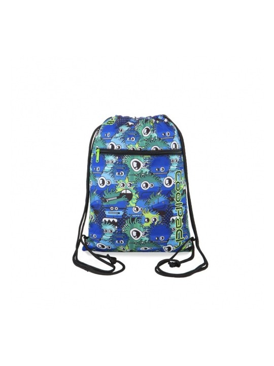 Maišelis sportinei aprangai CoolPack Vert Wiggly Eyes Blue