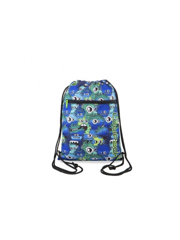 Maišelis sportinei aprangai CoolPack Vert Wiggly Eyes Blue