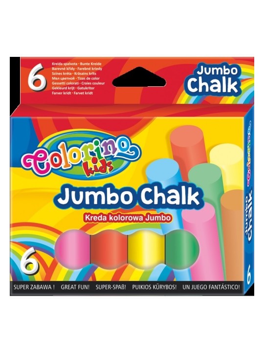 Kreida spalvota Colorino Kids Jumbo 6 spalvų.