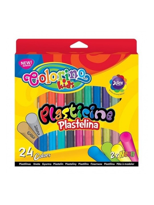 Plastilinas Colorino Kids 24 spalvų