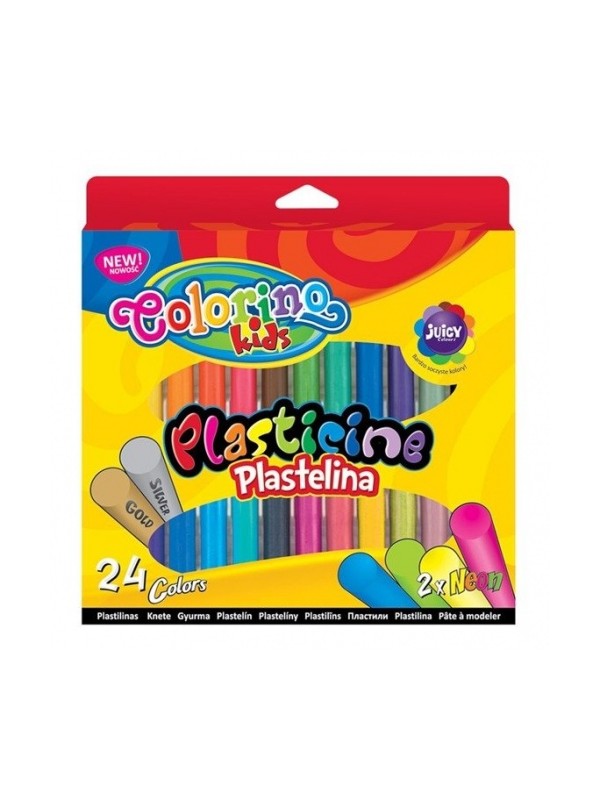 Plastilinas Colorino Kids 24 spalvų