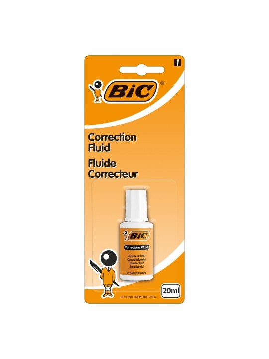 Bic Korektorius su teptuku 20 ml, 1 vnt. blisteryje 9184701