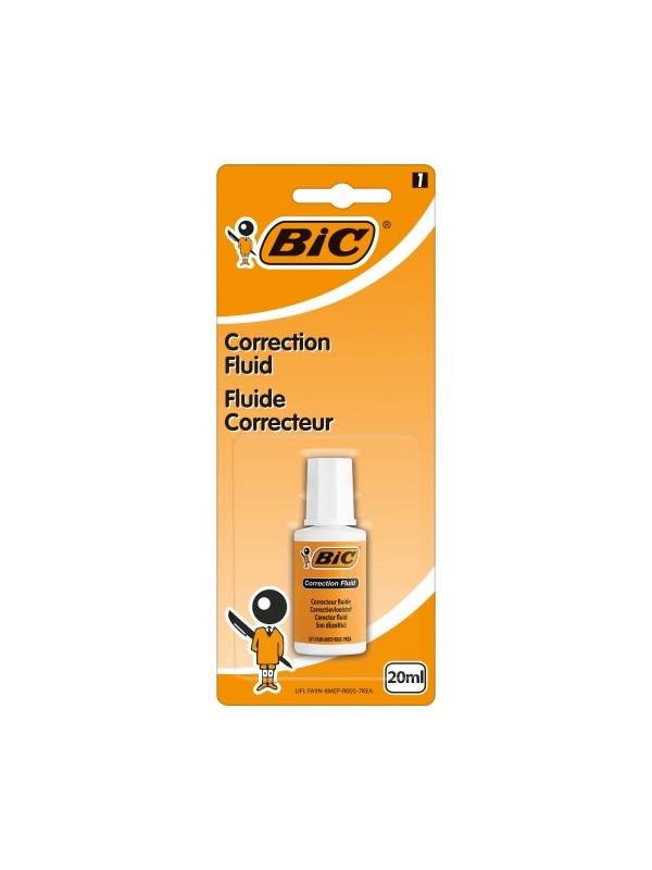 Bic Korektorius su teptuku 20 ml, 1 vnt. blisteryje 9184701