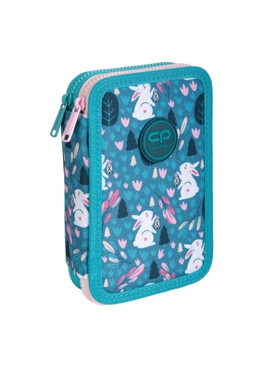 Forminis dviejų skyrių penalas su priedais CoolPack Jumper 2 Princess Bunny