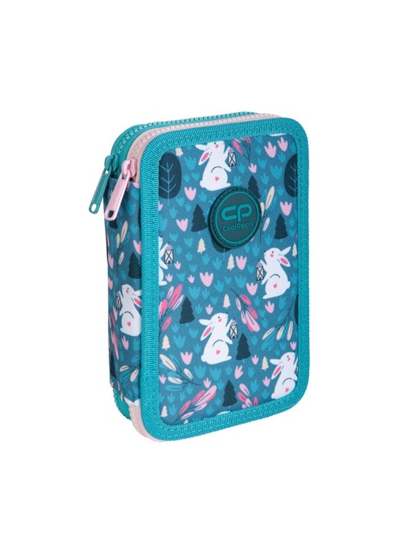 Forminis dviejų skyrių penalas su priedais CoolPack Jumper 2 Princess Bunny