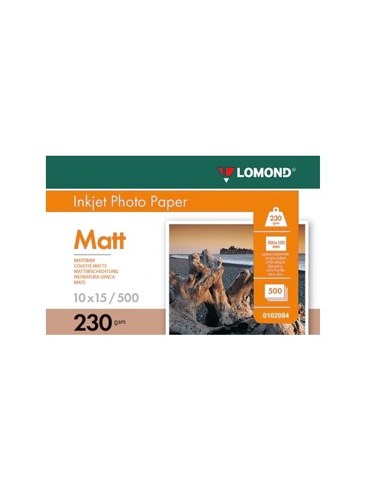 Fotopopierius Lomond Photo Inkjet Paper Matinis 230 g/m2 10x15, 500 lapų