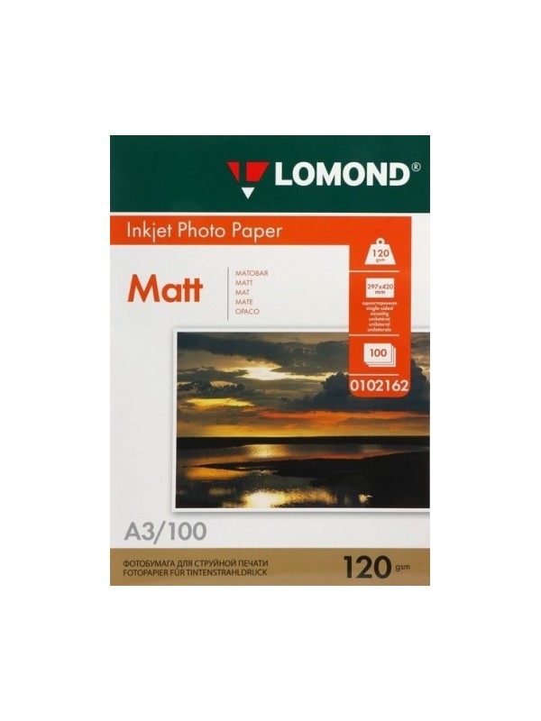 Fotopopierius Lomond Photo Inkjet Paper Matinis 120 g/m2 A3, 100 lapų