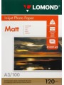 Fotopopierius Lomond Photo Inkjet Paper Matinis 120 g/m2 A3, 100 lapų