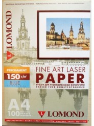 Fotopopierius Lomond Fine Art Laser Paper 150 g/m2 A4, 100 lapų, Perchament Blue, dvipusis