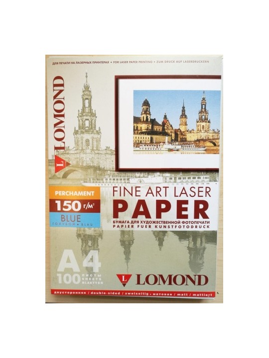 Fotopopierius Lomond Fine Art Laser Paper 150 g/m2 A4, 100 lapų, Perchament Blue, dvipusis