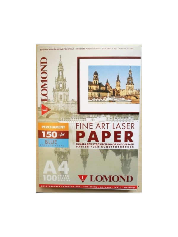 Fotopopierius Lomond Fine Art Laser Paper 150 g/m2 A4, 100 lapų, Perchament Blue, dvipusis