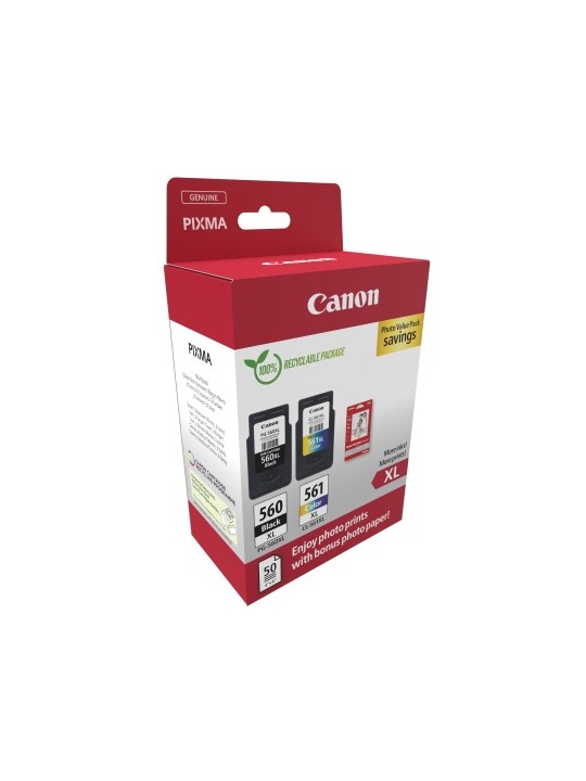 Canon CRG PG-560XL/CL-561XL (3712C008) Rašalinių kasečių komplektas, BK/CMY