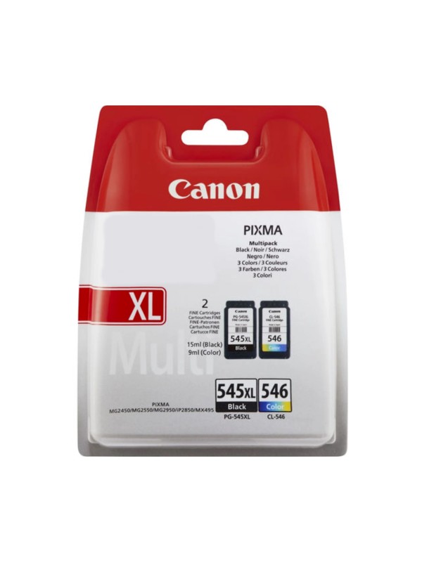 Canon PG-545XL/CL-546 (8286B010) Rašalinių kasečių komplektas, BK/CMY