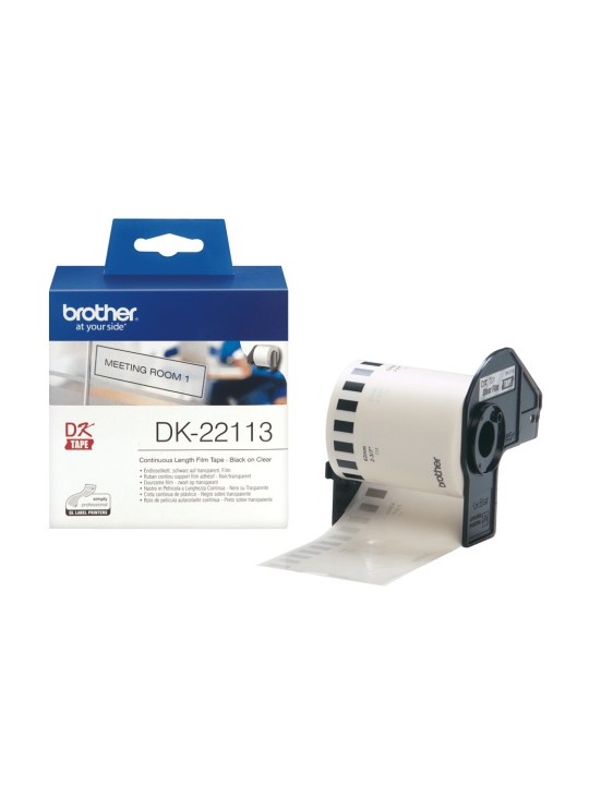 Brother DK22113 CLEAR CONTINUOUS FILM TAPE 62MM