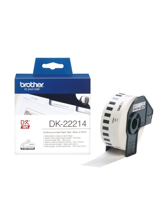 Brother DK22214 CONTINUOUS PAPER TAPE 12MM