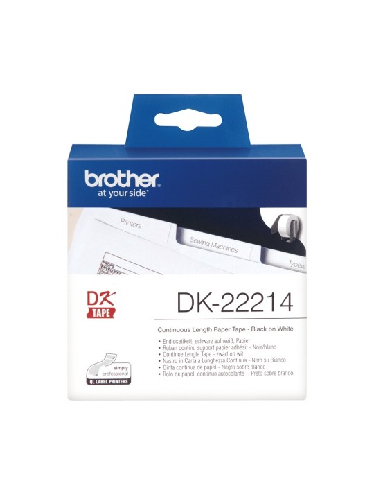 Brother DK22214 CONTINUOUS PAPER TAPE 12MM