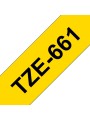 Brother TZE661 36MM BLACK ON YELLOW TAPE