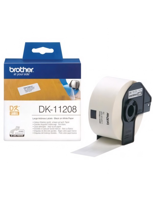 Brother DK-11208 DK11208 38mm x 90mm termopaberist etiketid