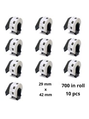 Brother DK-11215 DK11215 29mm x 42mm термо рулоны этикеток Dore производитель, 10 шт