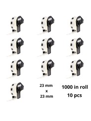 Brother DK-11221 DK11221 23mm x 23mm термо рулоны этикеток Dore производитель, 10 шт