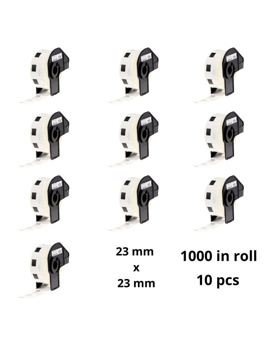 Brother DK-11221 DK11221 23mm x 23mm termopaberist etiketid, tootja Dore, 10 tk