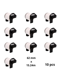 Brother DK-22212 DK22212 62mm x 15240mm lämpöpaperitarrat, valmistaja Dore, 10 шт