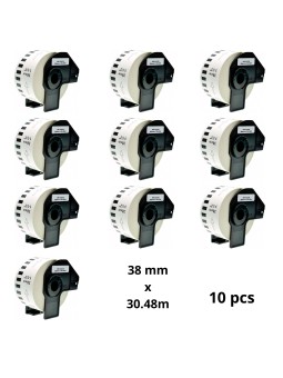 Brother DK-22225 DK22225 38mm x 30m термо рулоны этикеток Dore производитель, 10 шт