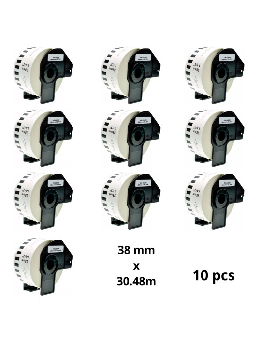 Brother DK-22225 DK22225 38mm x 30480mm termopaberist etiketid, tootja Dore, 10 tk