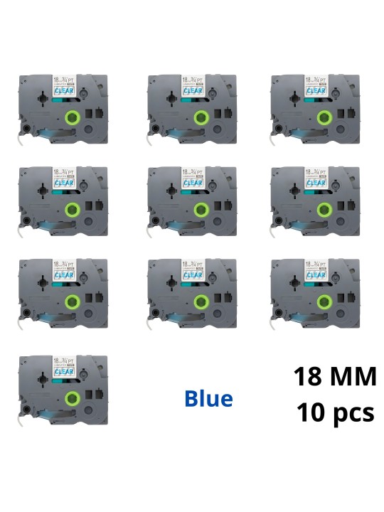 Brother TZe-143 TZe143 label tape Dore compatible et 10 pcs