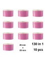 Dymo 99010 S0722370 Pink label roll Dore compatible set 10 pcs