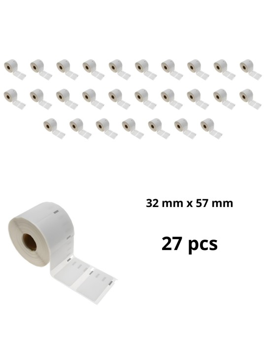 Dymo 11354 S0722540 label roll Dore compatible removable set 27 pcs