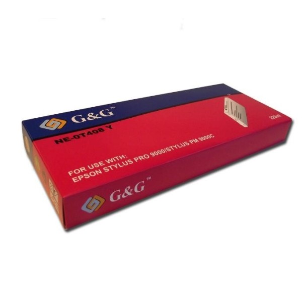 G&G tindikassett Epson NE-0T408Y T408011 STYLUS PRO 9000 PM-9000C