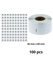 Dymo 99012 S0722400 etiķetes rullis Dore saderīga komplekts 100 gab.