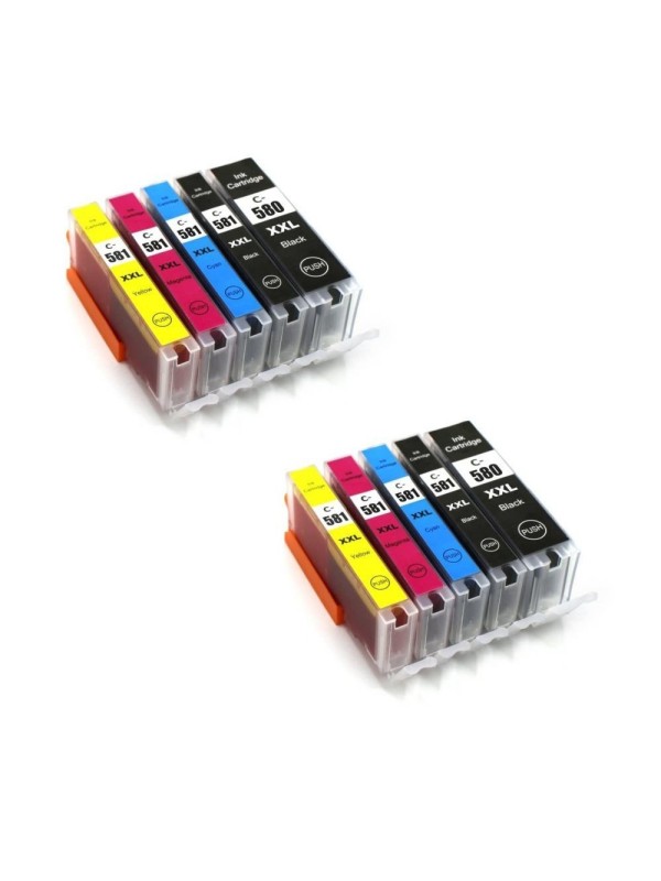 Canon PG 580+581 10PACK BK/C/M/Y ink cartridge Dore compatible