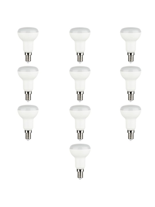 LED bulb E14 R50 7W DW 4000K, 10 psc