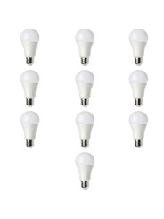 LED лампа E27 A65 15W WW 3000K, 10шт