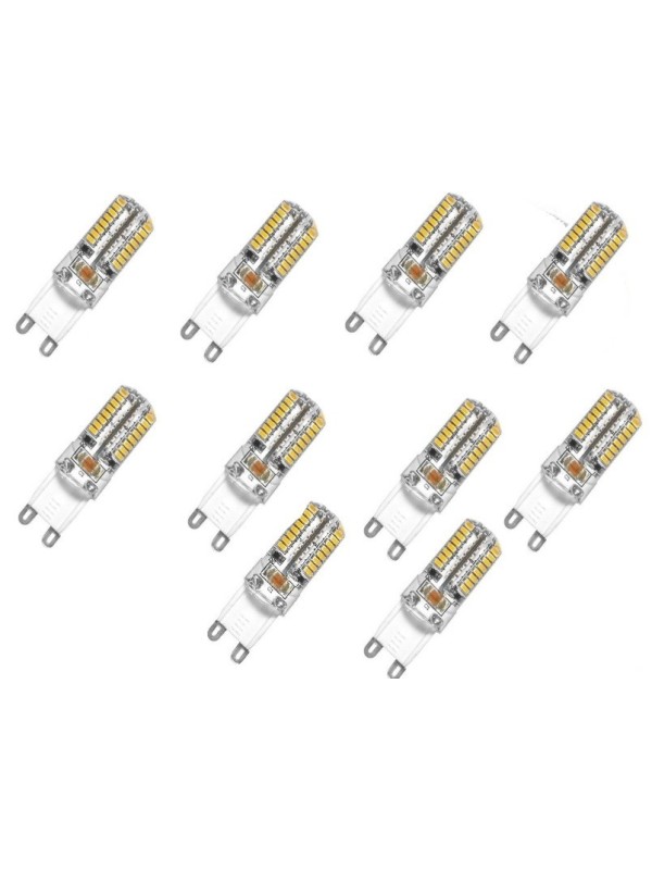 LED bulb G9 7W 230V 2500-3000K, 10 psc